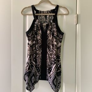 Handkerchief style tank top.